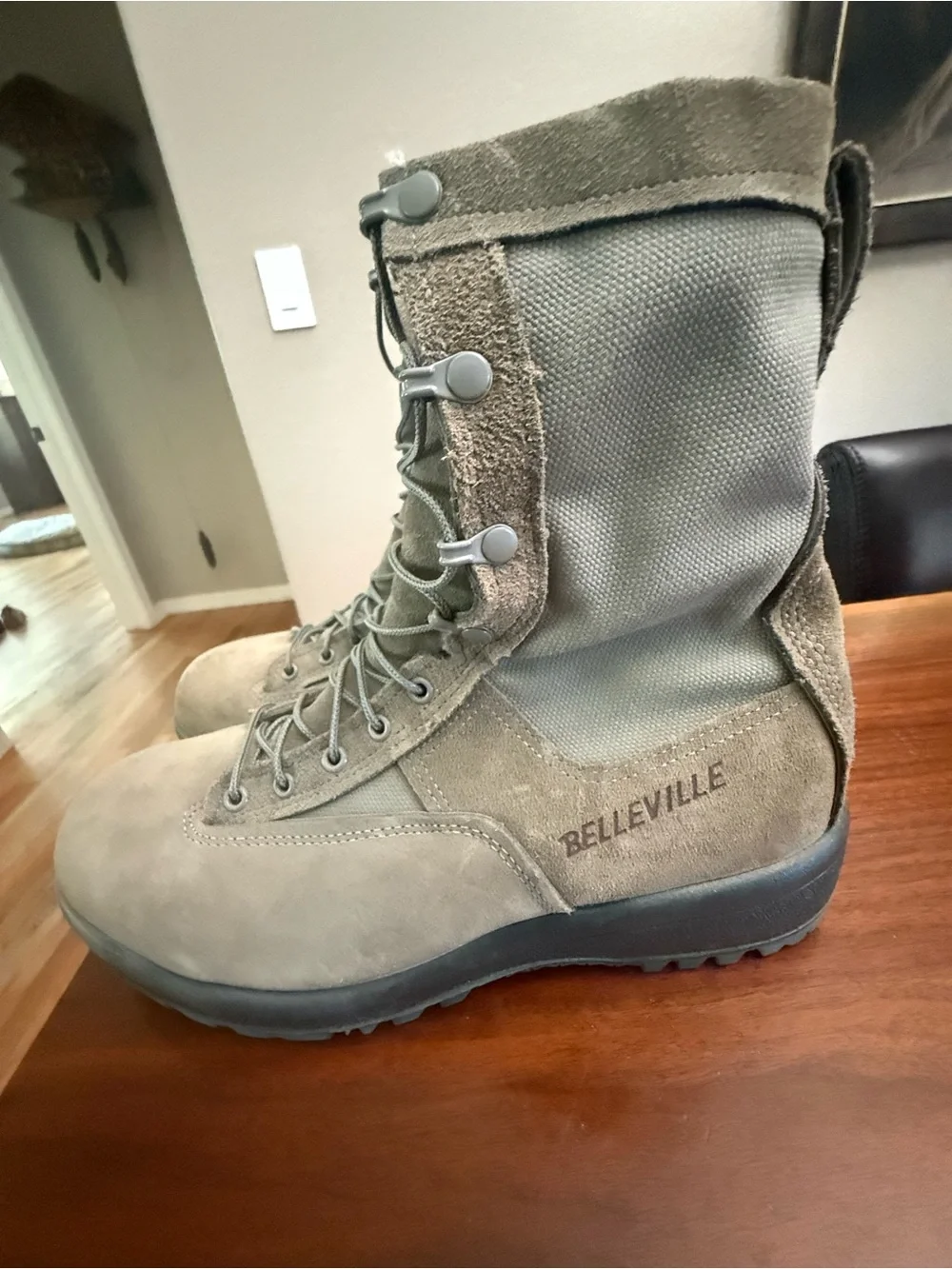 Belleville rugged suede